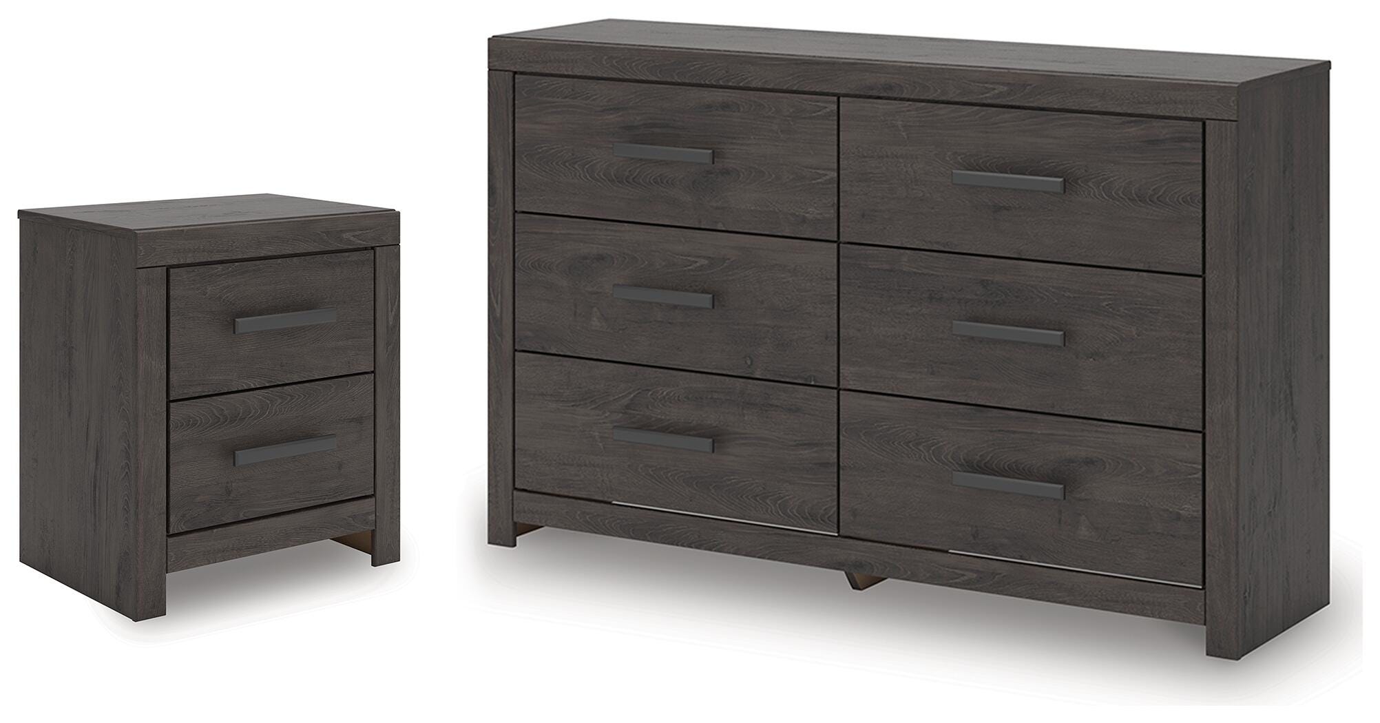 Hoover Furniture Outlet - Ashley Furniture - Prendonea Dresser and Nightstand - Dresser and Nightstand - B3789B15