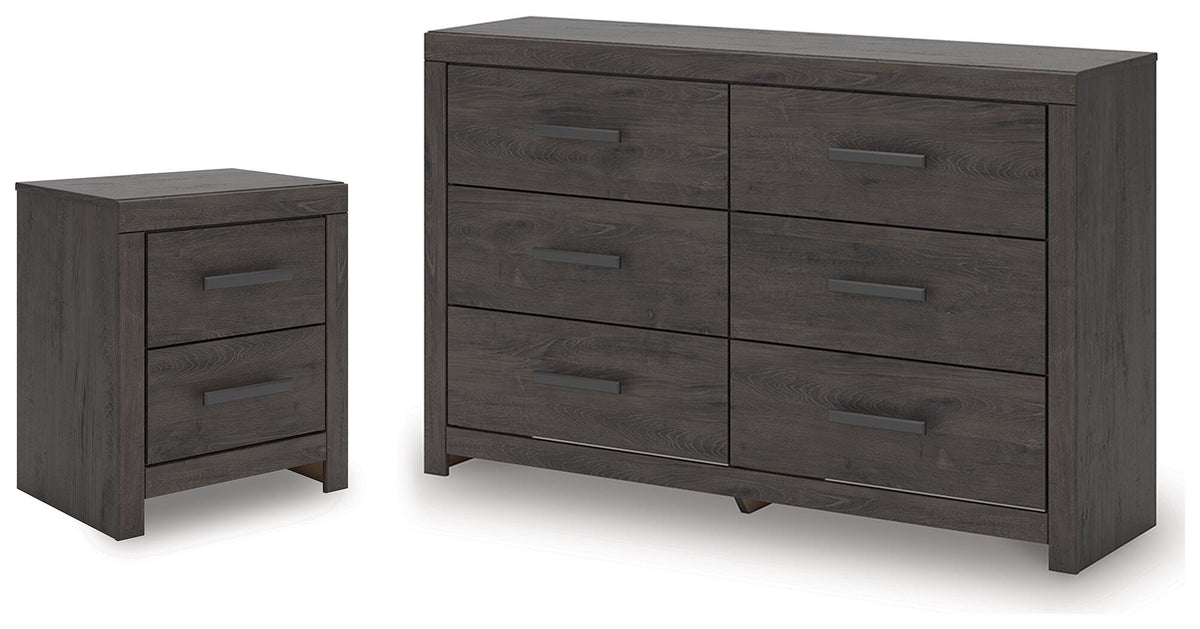 Hoover Furniture Outlet - Ashley Furniture - Prendonea Dresser and Nightstand - Dresser and Nightstand - B3789B15