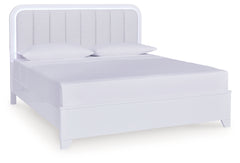 Jarlee King Upholstered Panel Bed