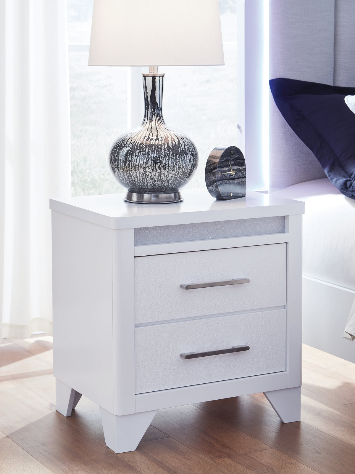 Hoover Furniture Outlet - Ashley Furniture - Jarlee Nightstand - Two Drawer Night Stand - PCB392-92