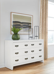 Hoover Furniture Outlet - Ashley Furniture - Binterglen Dresser - Dresser / White - B427-31