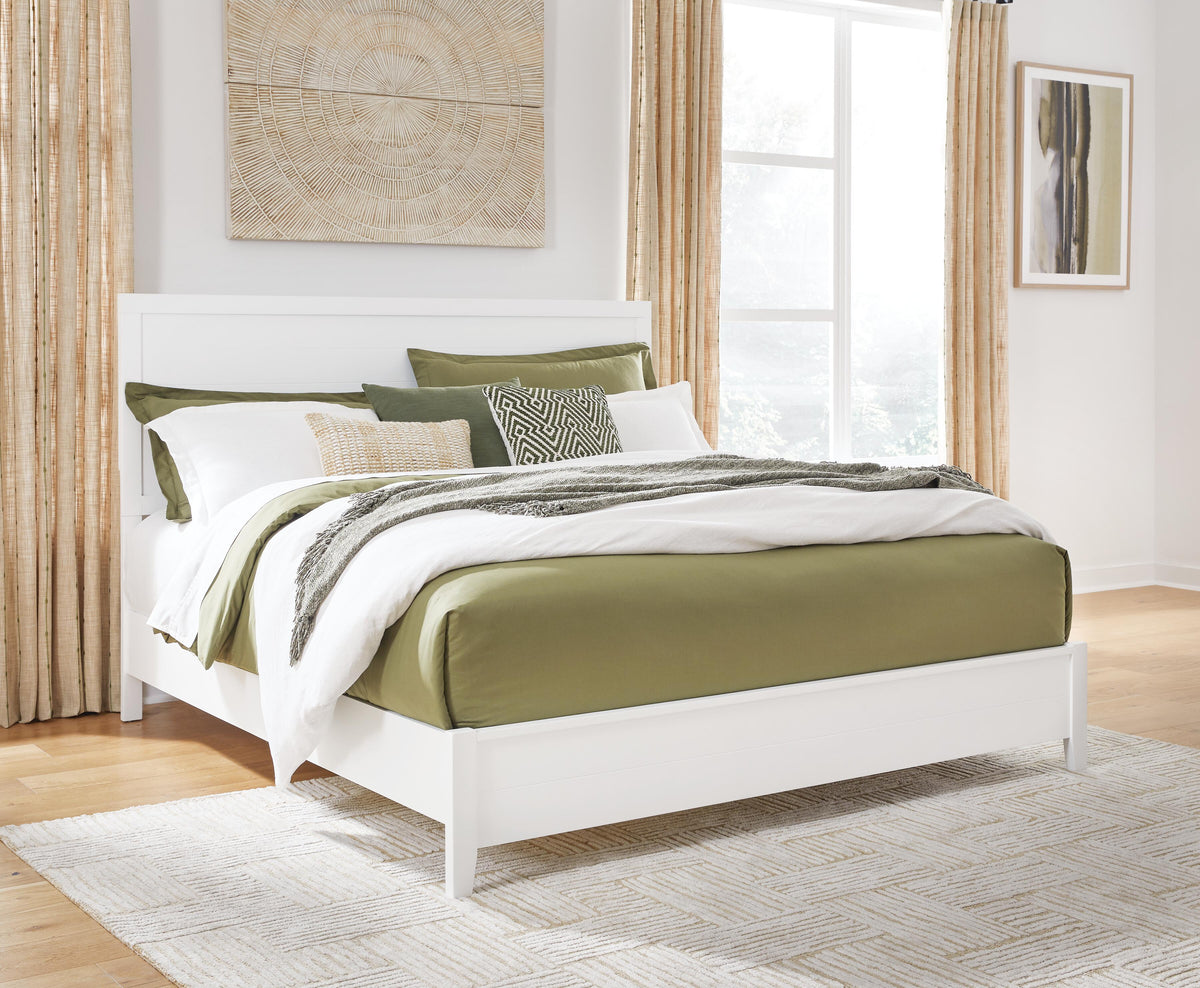 Hoover Furniture Outlet - Ashley Furniture - Binterglen Queen Panel Bed - Queen Panel Bed - B427B6