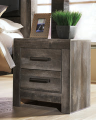 Hoover Furniture Outlet - Ashley Furniture - Wynnlow Nightstand - Two Drawer Night Stand / Gray - B440-92