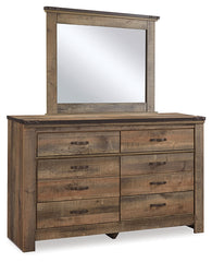 Trinell Queen Panel Headboard, Dresser, Mirror, Chest and Nightstand