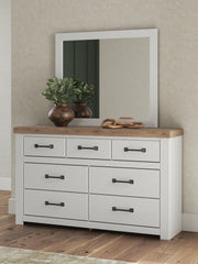 Hoover Furniture Outlet - Ashley Furniture - Savonport Dresser and Mirror - Dresser and Mirror - B4615B1