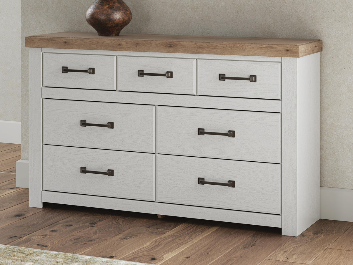 Hoover Furniture Outlet - Ashley Furniture - Savonport Dresser - Seven Drawer Dresser - B4615-31