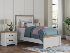 Hoover Furniture Outlet - Ashley Furniture - Savonport Twin Panel Bed - Twin Panel Bed - B4615B2