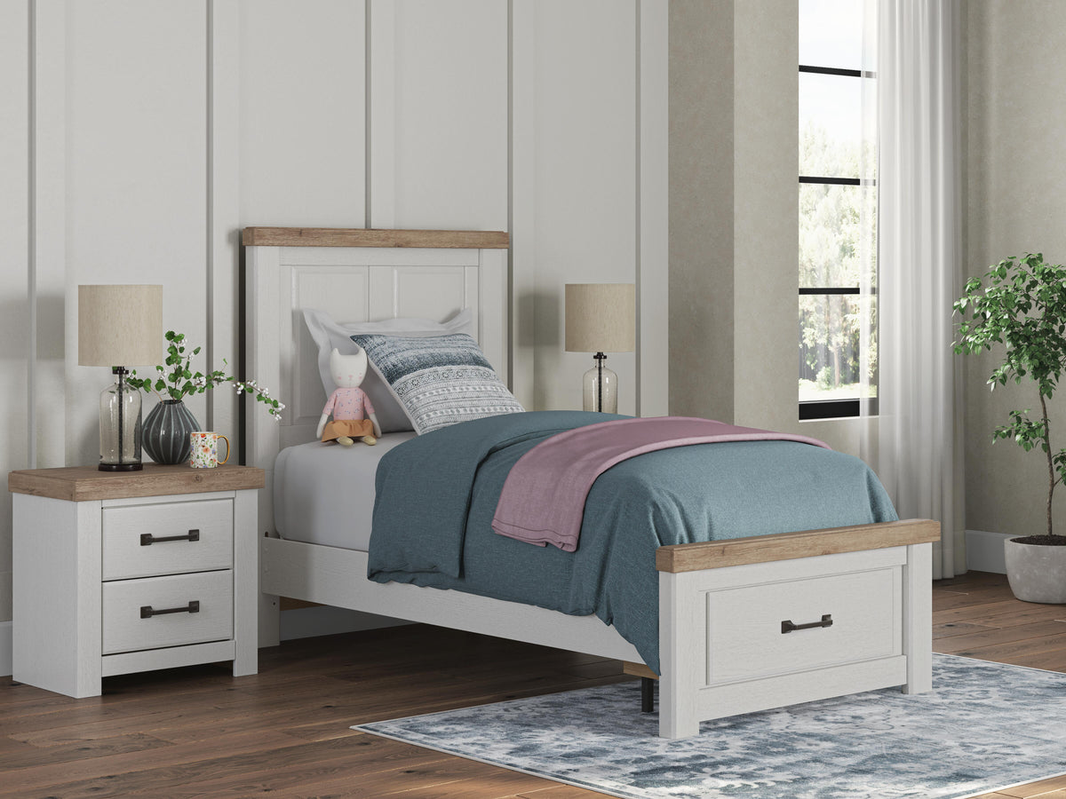 Hoover Furniture Outlet - Ashley Furniture - Savonport Twin Panel Storage Bed - Twin Panel Storage Bed - B4615B5
