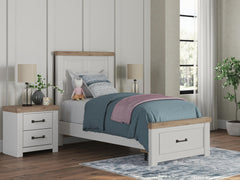 Hoover Furniture Outlet - Ashley Furniture - Savonport Twin Panel Storage Bed - Twin Panel Storage Bed - B4615B5