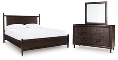 Hoover Furniture Outlet - Ashley Furniture - Dantenton Queen Panel Bed, Dresser and Mirror - Queen Panel Bed, Dresser and Mirror - B611B3