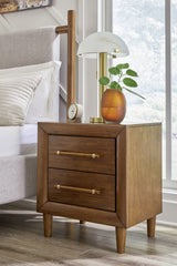 Hoover Furniture Outlet - Ashley Furniture - Lyncott Nightstand - Two Drawer Night Stand - B615-92