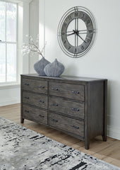 Hoover Furniture Outlet - Ashley Furniture - Montillan Dresser - Dresser / Grayish Brown - B651-31