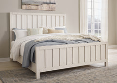 Hoover Furniture Outlet - Ashley Furniture - Shaybrock King Panel Bed - King Panel Bed - B683B6