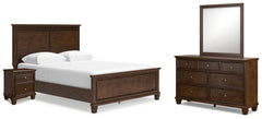 Hoover Furniture Outlet - Ashley Furniture - Danabrin Queen Panel Bed, Dresser, Mirror and Nightstand - Queen Panel Bed, Dresser, Mirror and Nightstand - B685B15