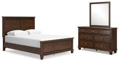 Hoover Furniture Outlet - Ashley Furniture - Danabrin Queen Panel Bed, Dresser and Mirror - Queen Panel Bed, Dresser and Mirror - B685B3