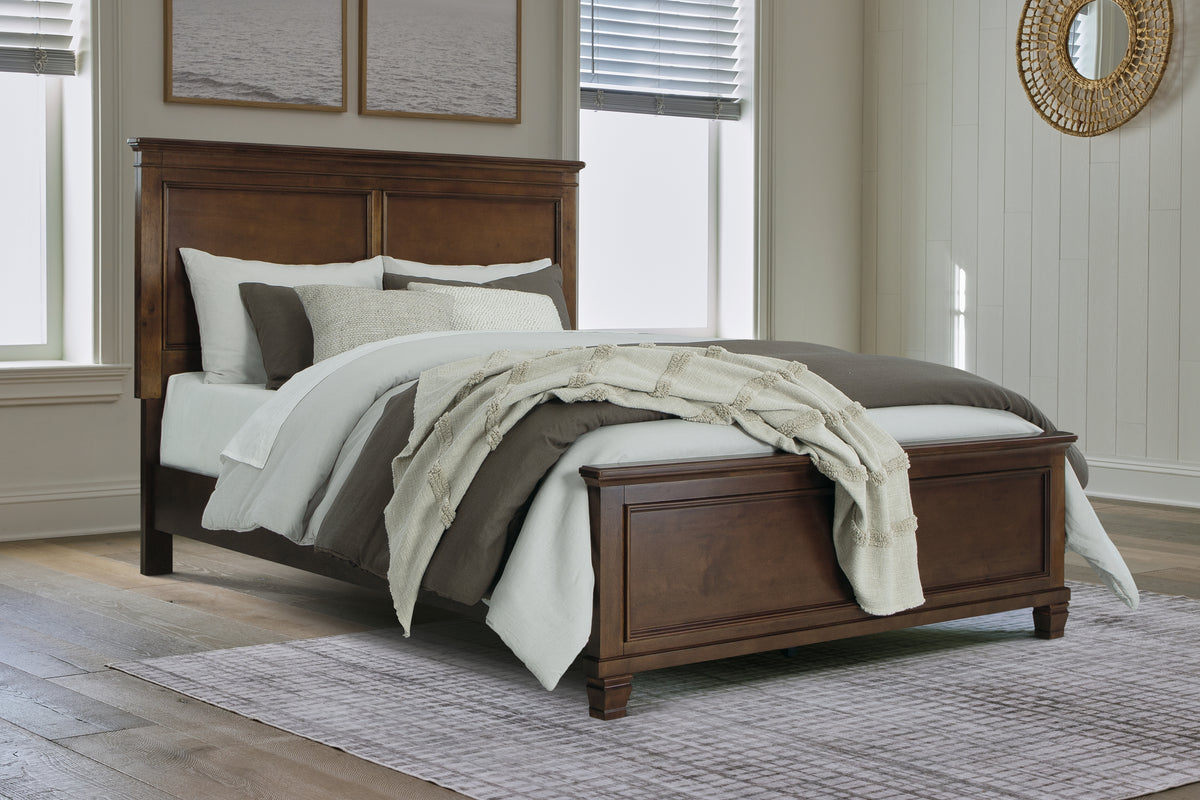 Hoover Furniture Outlet - Ashley Furniture - Danabrin Queen Panel Bed - Queen Panel Bed / Brown - B685B2