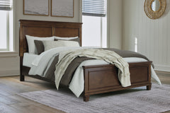 Hoover Furniture Outlet - Ashley Furniture - Danabrin Queen Panel Bed - Queen Panel Bed / Brown - B685B2