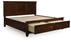 Hoover Furniture Outlet - Ashley Furniture - Danabrin King Panel Storage Bed - King Panel Storage Bed - B685B18