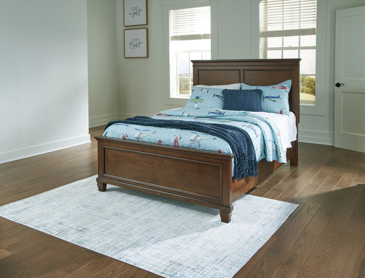 Hoover Furniture Outlet - Ashley Furniture - Danabrin Full Panel Bed - Full Panel Bed / Brown - B685B8