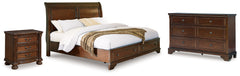 Hoover Furniture Outlet - Ashley Furniture - Trellington Queen Storage Bed, Dresser and Nightstand - Queen Storage Bed, Dresser and Nightstand - B716B4