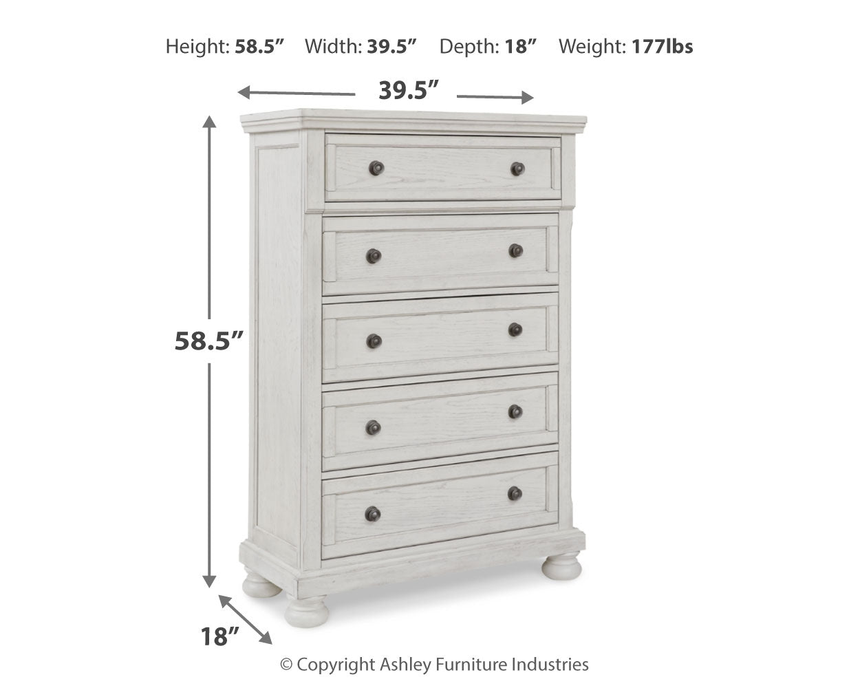 Robbinsdale Queen Panel Storage Bed
