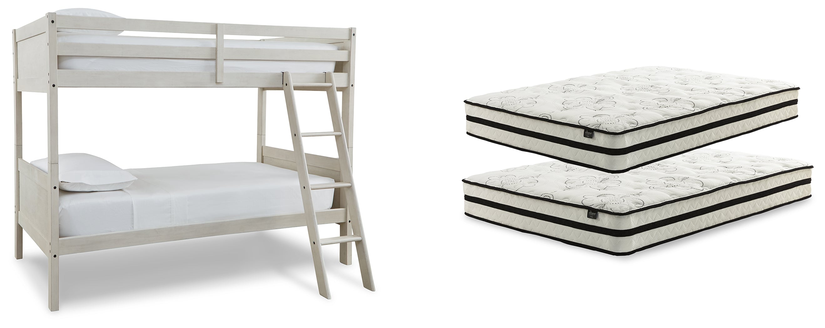 Hoover Furniture Outlet - Ashley Furniture - Robbinsdale Bunk Bed and Mattresses - Bunk Bed and Mattresses - B742B45