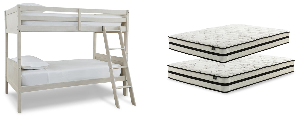 Hoover Furniture Outlet - Ashley Furniture - Robbinsdale Bunk Bed and Mattresses - Bunk Bed and Mattresses - B742B45