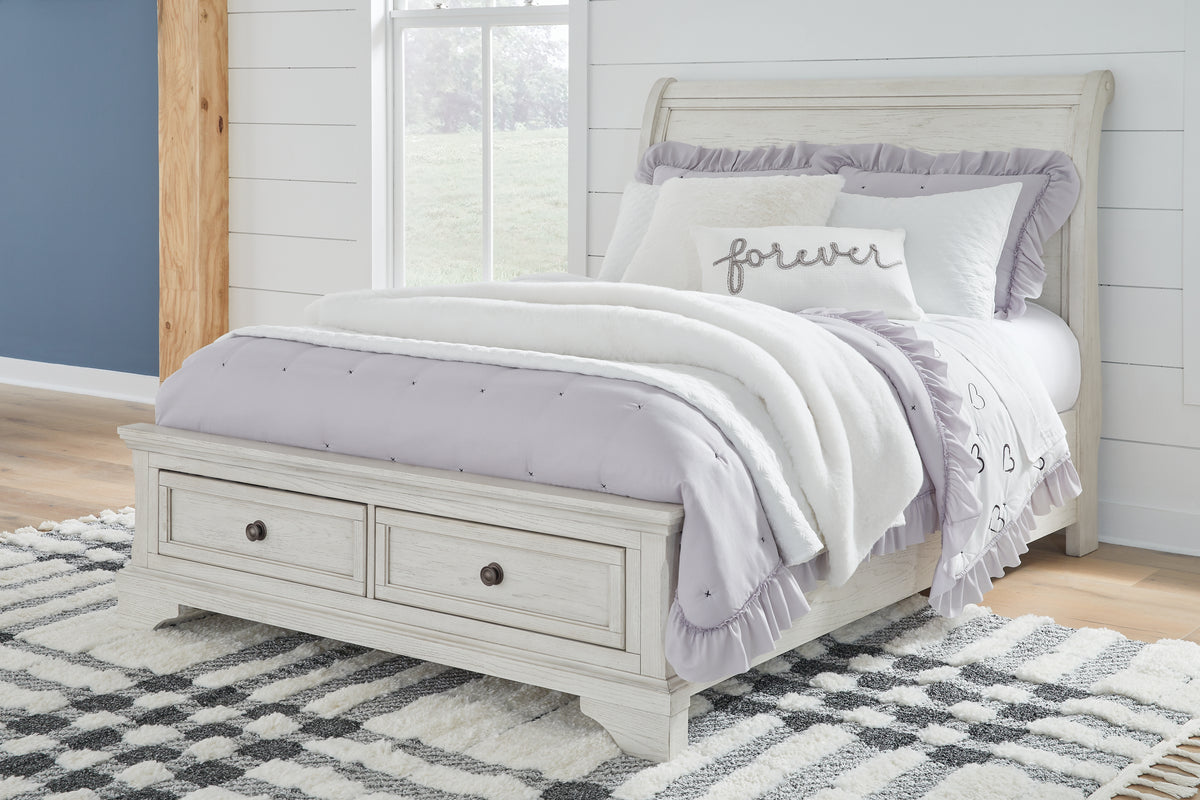 Hoover Furniture Outlet - Ashley Furniture - Robbinsdale Full Sleigh Storage Bed - Full Sleigh Storage Bed - B742B13