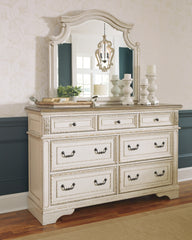 Hoover Furniture Outlet - Ashley Furniture - Realyn Dresser and Mirror - Dresser and Mirror / Two-tone - B743B1