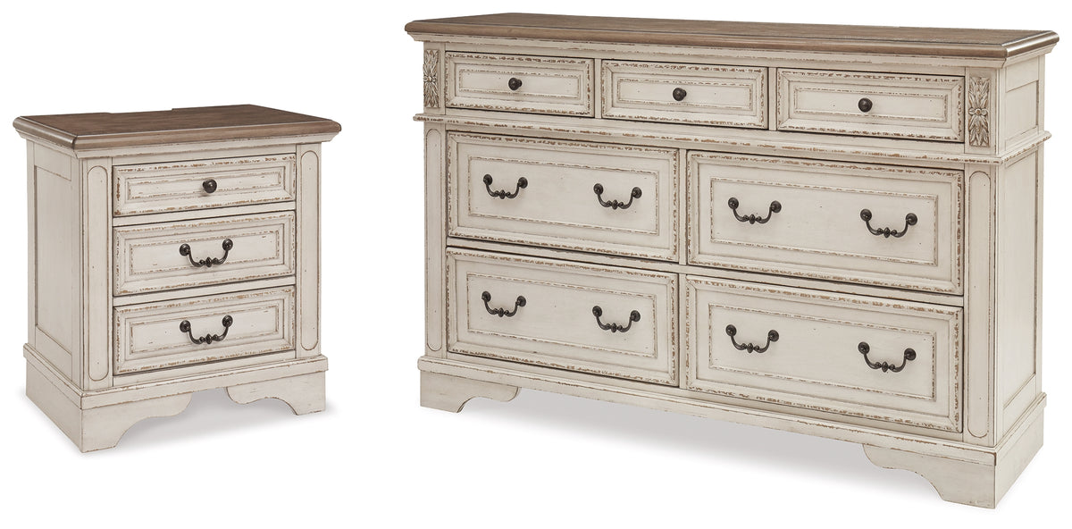 Hoover Furniture Outlet - Ashley Furniture - Realyn Dresser and 2 Nightstands - Dresser and 2 Nightstands - B743B39