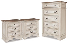 Hoover Furniture Outlet - Ashley Furniture - Realyn Chest and 2 Nightstands - Chest and 2 Nightstands - B743B109