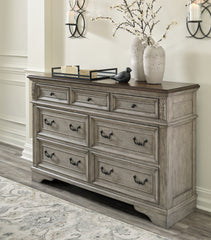 Hoover Furniture Outlet - Ashley Furniture - Lodenbay Dresser - Dresser / Antique Gray/Brown - B751-31
