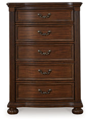 Lavinton Queen Poster Bed, Chest and Nightstand