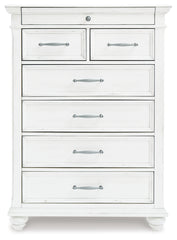 Kanwyn King Panel Storage Bed, Chest and Nightstand