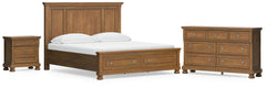 Hoover Furniture Outlet - Ashley Furniture - Feddinger California King Panel Storage Bed, Dresser and Nightstand - California King Panel Storage Bed, Dresser and Nightstand - PCB779B20