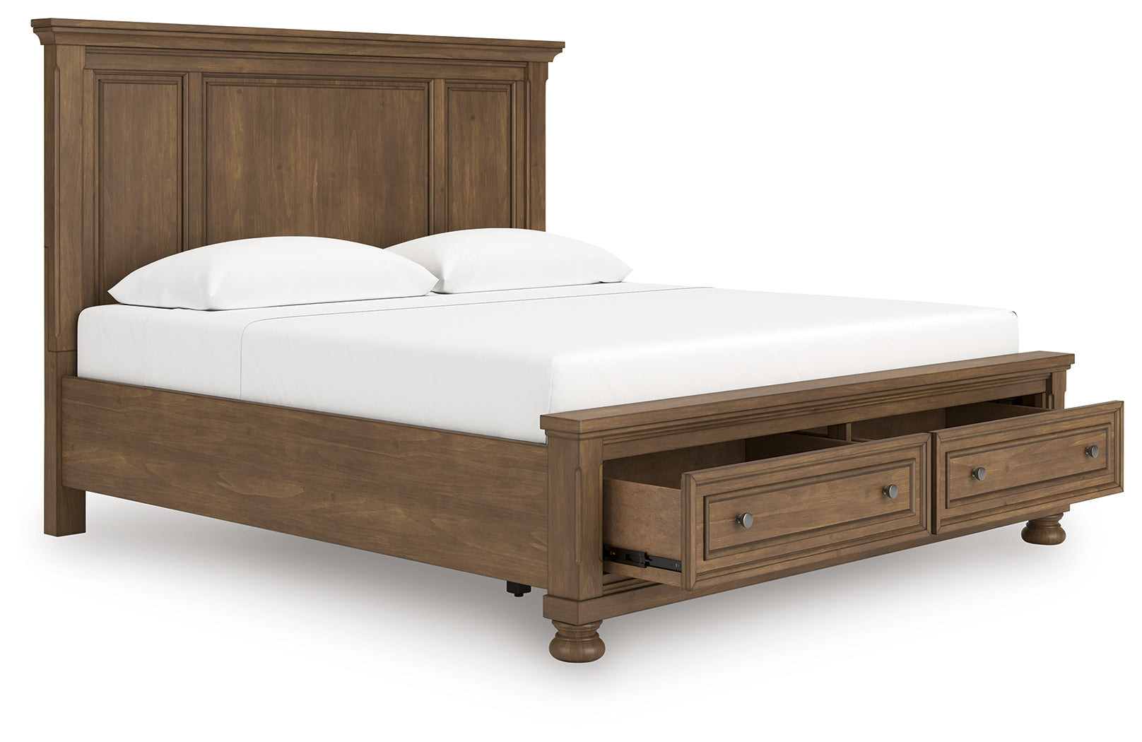 Hoover Furniture Outlet - Ashley Furniture - Feddinger King Panel Storage Bed - King Panel Storage Bed - PCB779B12