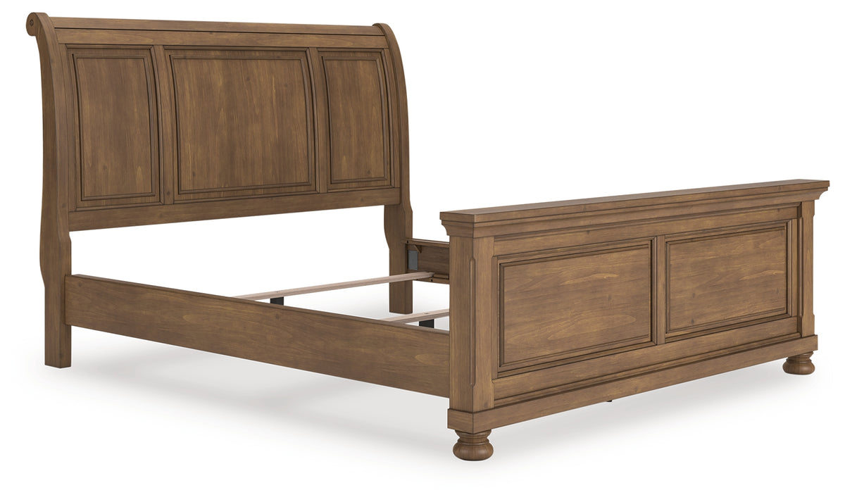 Hoover Furniture Outlet - Ashley Furniture - Feddinger California King Sleigh Bed - California King Sleigh Bed - PCB779B16