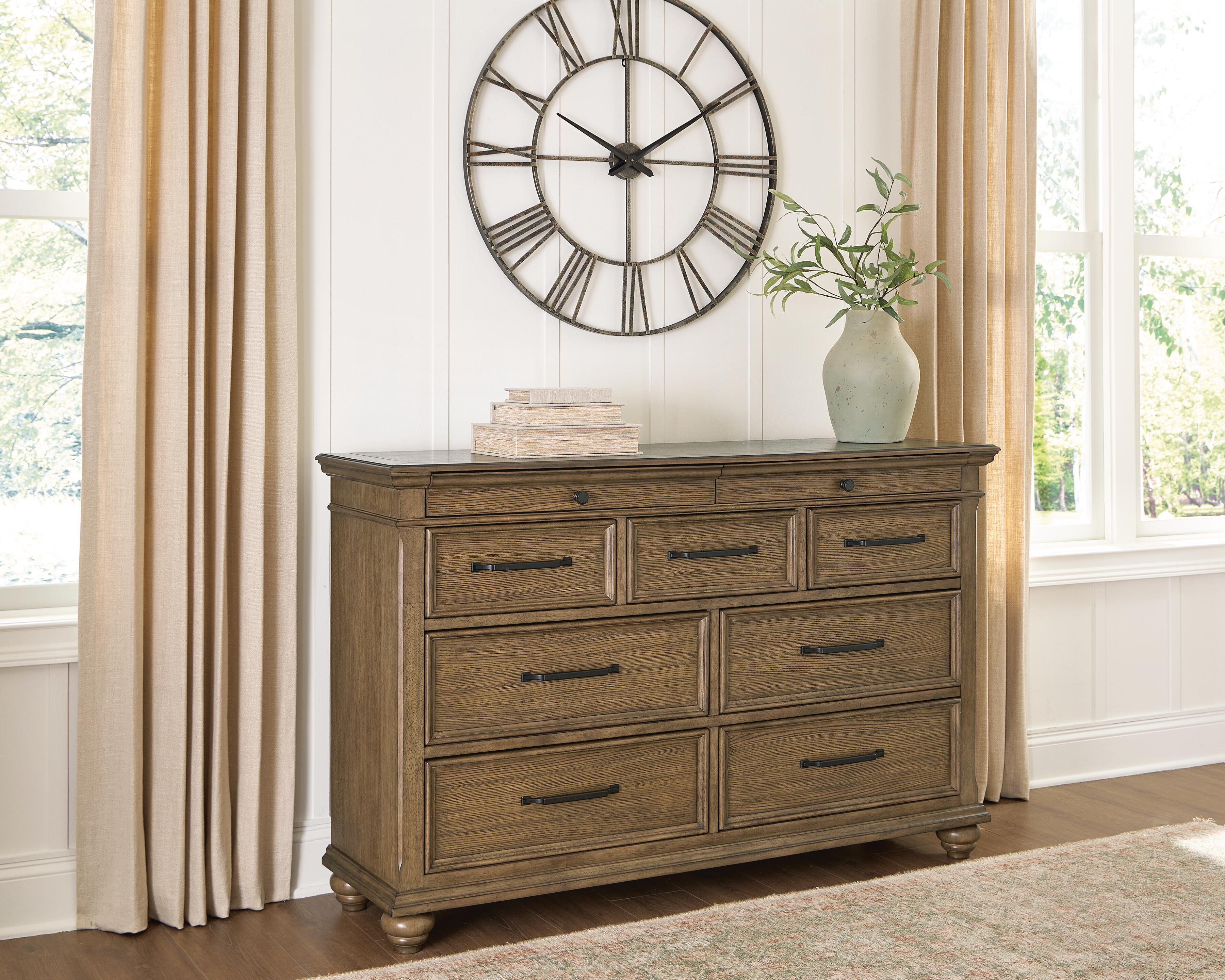Hoover Furniture Outlet - Ashley Furniture - Karallin Dresser - Dresser - PCB782-31