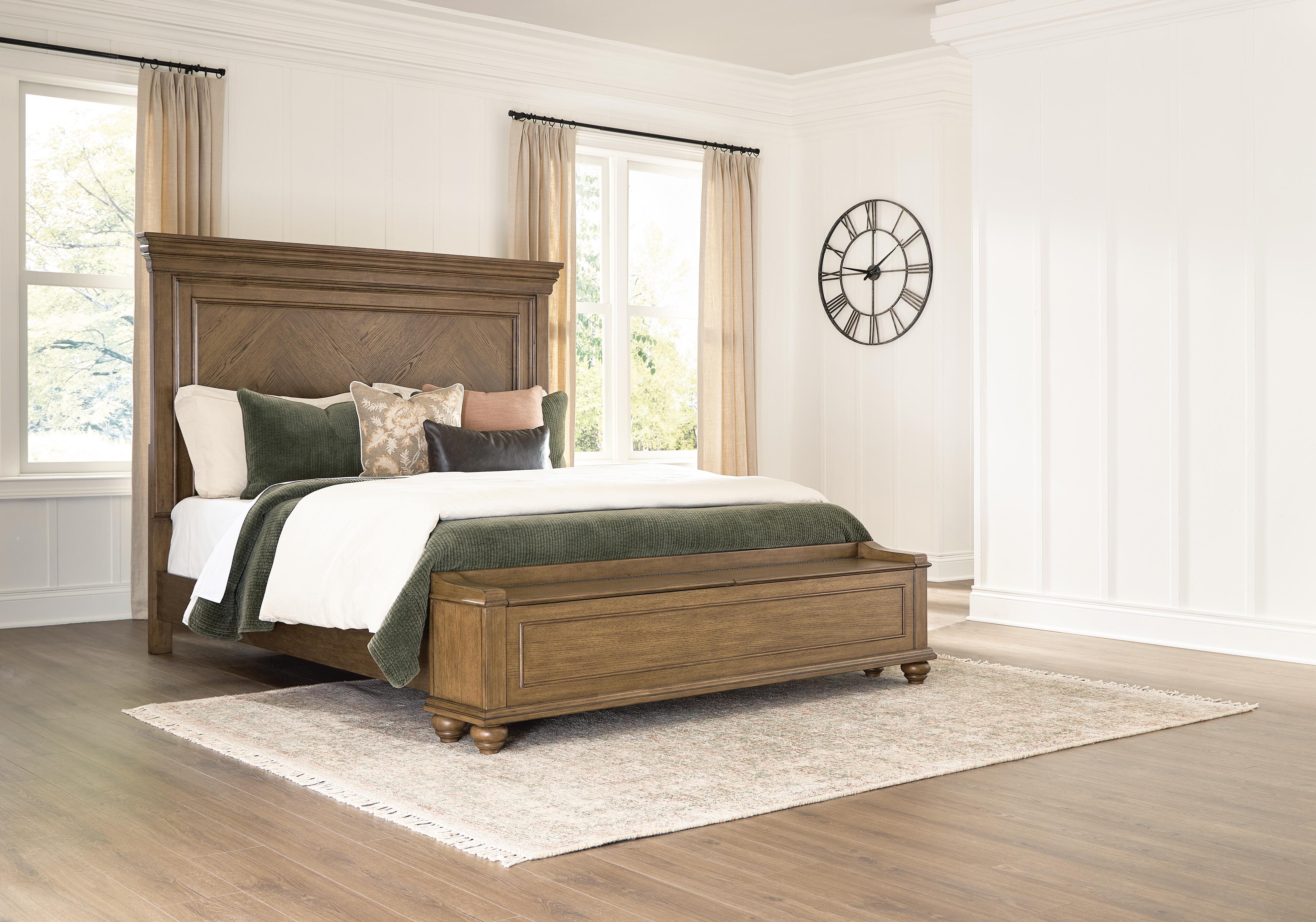 Hoover Furniture Outlet - Ashley Furniture - Karallin California King Panel Storage Bed - California King Panel Storage Bed - PCB782B9