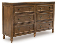 Sturlayne King Upholstered Panel Bed, Dresser and 2 Nightstands