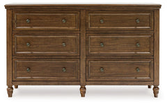 Sturlayne King Upholstered Panel Bed, Dresser and 2 Nightstands