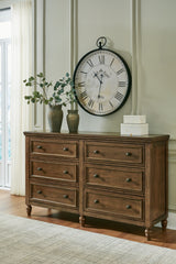 Hoover Furniture Outlet - Ashley Furniture - Sturlayne Dresser - Dresser / Brown - B787-31