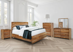 Hoover Furniture Outlet - Ashley Furniture - Dressonni Queen Panel Bed - Queen Panel Bed / Brown - B790B2