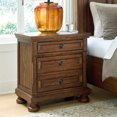 Hoover Furniture Outlet - Ashley Furniture - Zackaryn Nightstand - Two Drawer Night Stand - PCB807-92