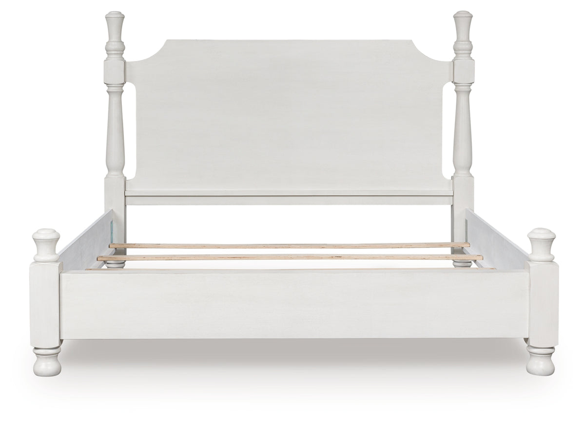 Hoover Furniture Outlet - Ashley Furniture - Rowlenstown King Poster Bed - King Poster Bed - PCB823B4