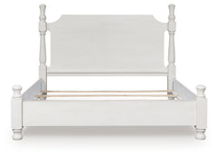 Hoover Furniture Outlet - Ashley Furniture - Rowlenstown Queen Poster Bed - Queen Poster Bed - PCB823B2