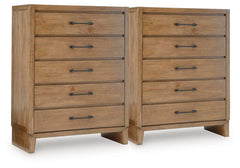 Hoover Furniture Outlet - Ashley Furniture - Sherbana 2 Chests - 2 Chests - B833B6