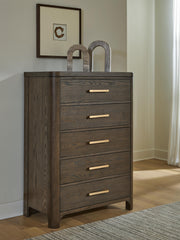 Hoover Furniture Outlet - Ashley Furniture - Radkin Chest of Drawers - Five Drawer Chest - PCB843-46