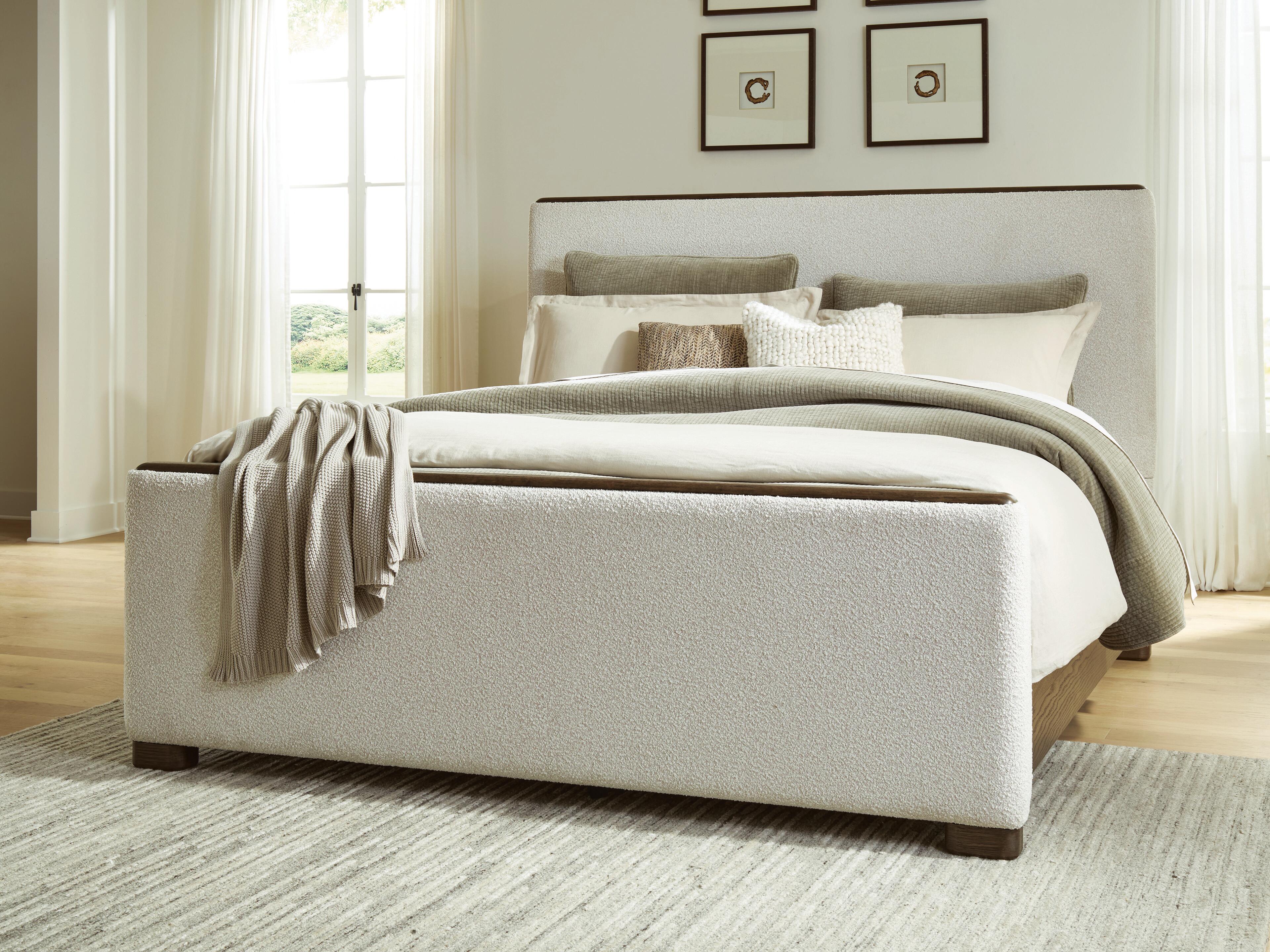 Hoover Furniture Outlet - Ashley Furniture - Radkin King Upholstered Panel Bed - King Upholstered Panel Bed - PCB843B4