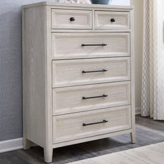 Hoover Furniture Outlet - Ashley Furniture - Darbonton Chest of Drawers - Six Drawer Chest - PCB853-46
